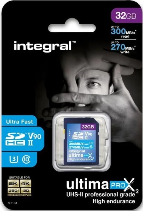 Integral ULTIMAPRO X2 R300/W270 32GB, UHS-II U3, Class 10
