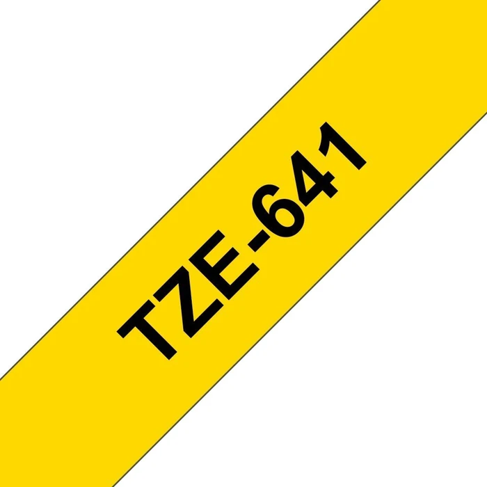 Brother TZe-641 Beschriftungsband, 18mm, schwarz/gelb