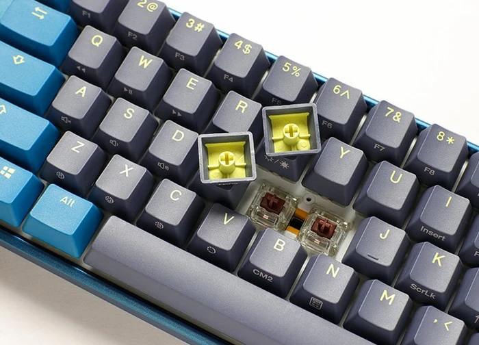 Ducky One 3 DayBreak SF PBT blau, LEDs RGB, MX RGB BROWN, USB, US