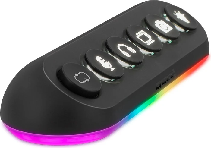 Streamplify Hub Deck 5 RGB USB-Hub, 4x USB-A 3.0/1x USB-A 2.0, USB-A 3.0 [Buchse]