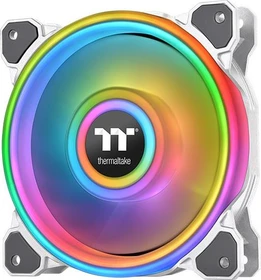 Thermaltake Riing Quad 12 RGB Radiator Fan TT Premium Edition Snow White, weiß, 120mm