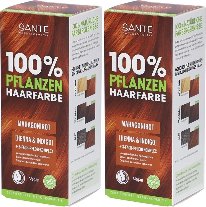 Sante Haarfarbe mahagonirot, 100g