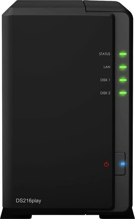 Synology DiskStation SSD DS216play 2TB, 1GB RAM, 1x RJ-45 1000Base-T, 1x USB-A 3.0