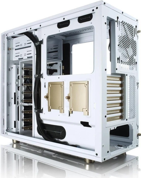 Fractal Design Define R5 White & Gold Limited Edition, Acrylfenster, schallgedämmt