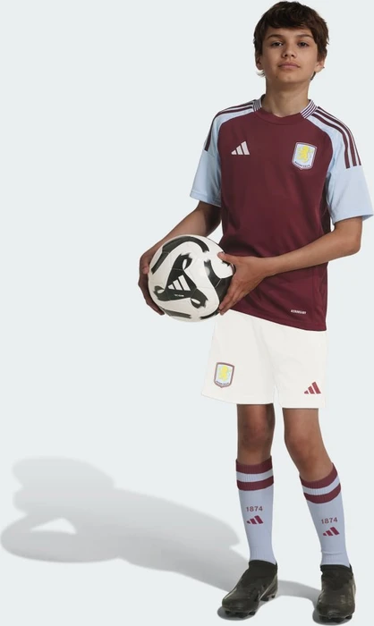 adidas Aston Villa FC 2024/2025 Heimtrikot maroon/glow blue (Junior)