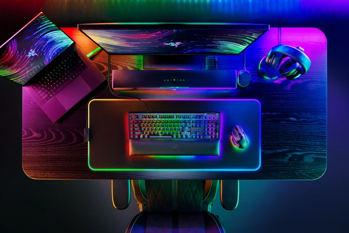 Razer BlackWidow V4 Pro, Razer YELLOW Linear Gen-3, USB, FR