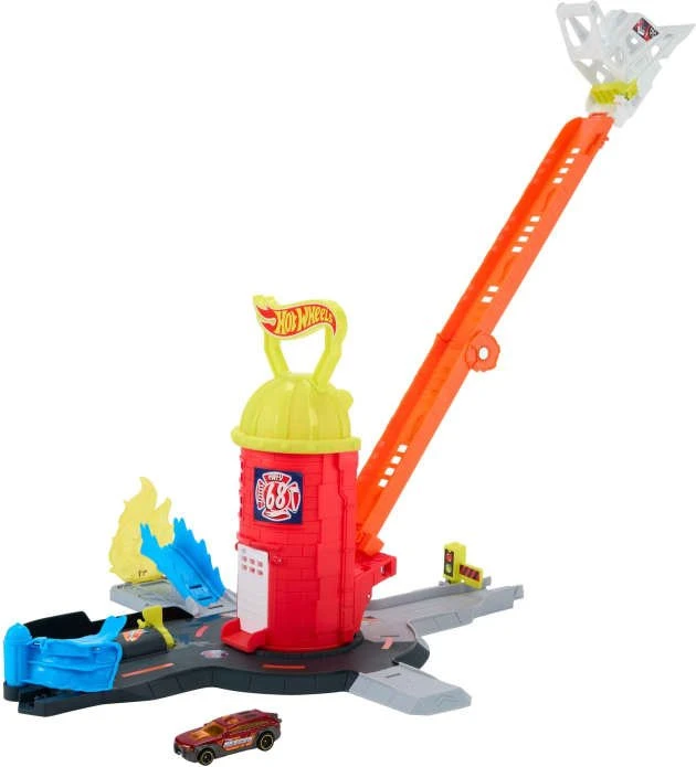 Mattel Hot Wheels City Super Fire Station Rescue