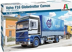 Italeri Volvo F16 Globetrotter Canvas Truck with elevator