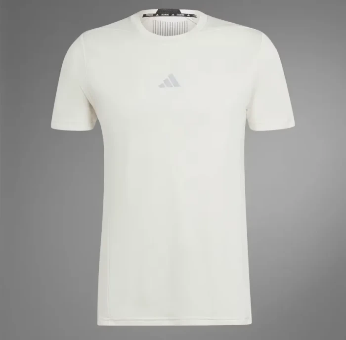 adidas Designed for Training HIIT Workout Heat.RDY Funktionsshirt kurzarm chalk white (Herren)