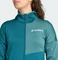 adidas Terrex Xperior Climawarm Light Fleece Hooded Jacke mystery green/preloved teal (Damen) Vorschaubild
