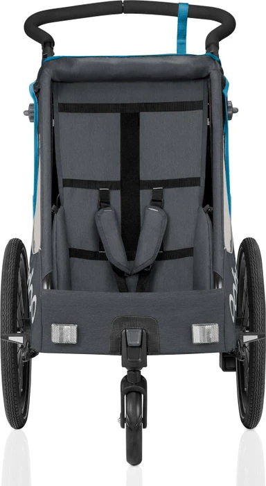 Qeridoo QUPA 1 Fahrradanhänger blau (Modell 2023)