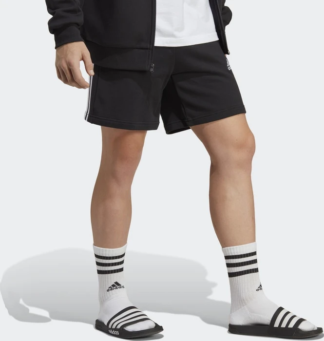 adidas Essentials French Terry 3-Streifen Shorts schwarz (Herren)