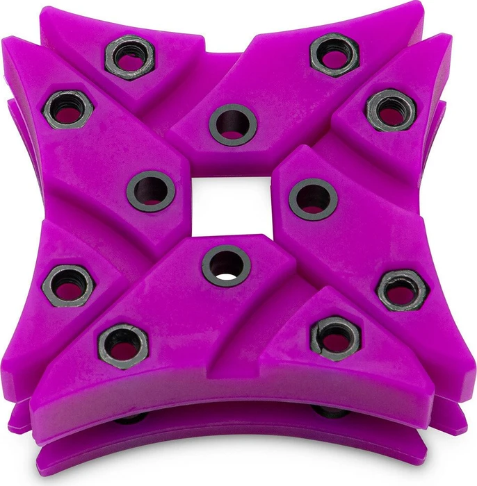 EK Water Blocks EK-Vardar X3M Damper Pack violett, Vibrationsdämpfer