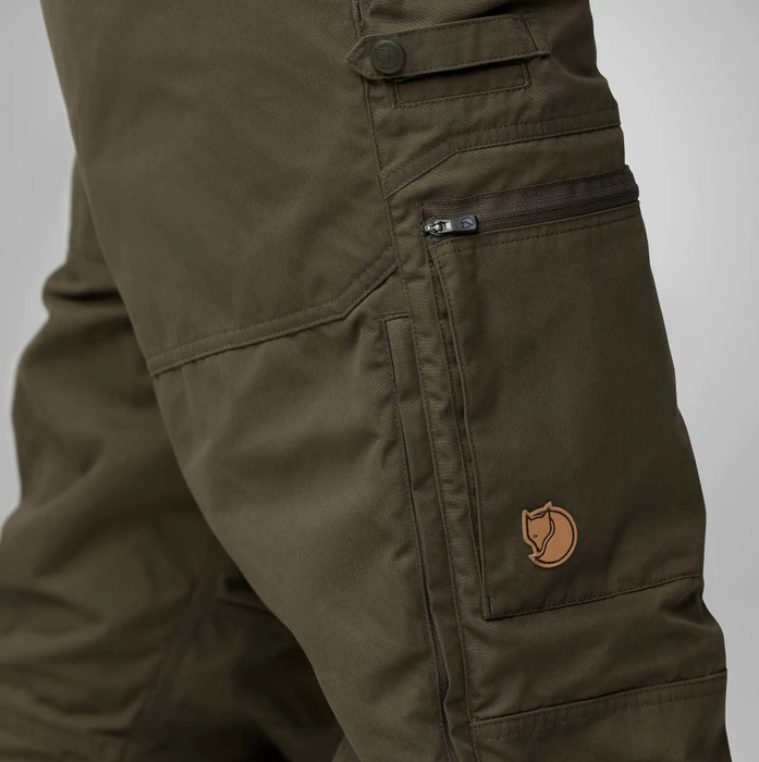 Fjällräven Drev Hybrid Hose lang dark olive (Herren)
