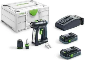 Festool C 18 HPC 4.0 I-Plus Akku-Bohrschrauber inkl. Systainer + 2 Akkus 4.0Ah