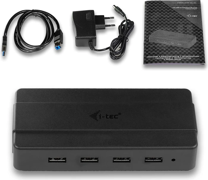 i-tec USB-Hub, 4x USB-A 3.0, USB-B 3.0 [Buchse]