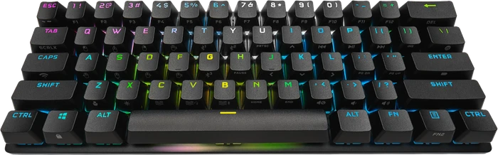 Corsair Gaming K70 PRO MINI Wireless, MX SPEED RGB Silver, USB/Bluetooth, US