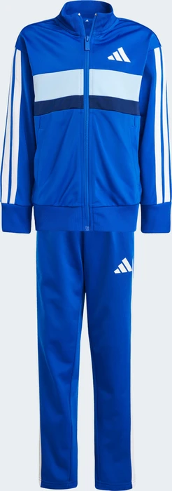 adidas Seasonal Essentials Tiberio 3-Streifen Tricot Trainingsanzug royal blue/white/glow blue (Junior)