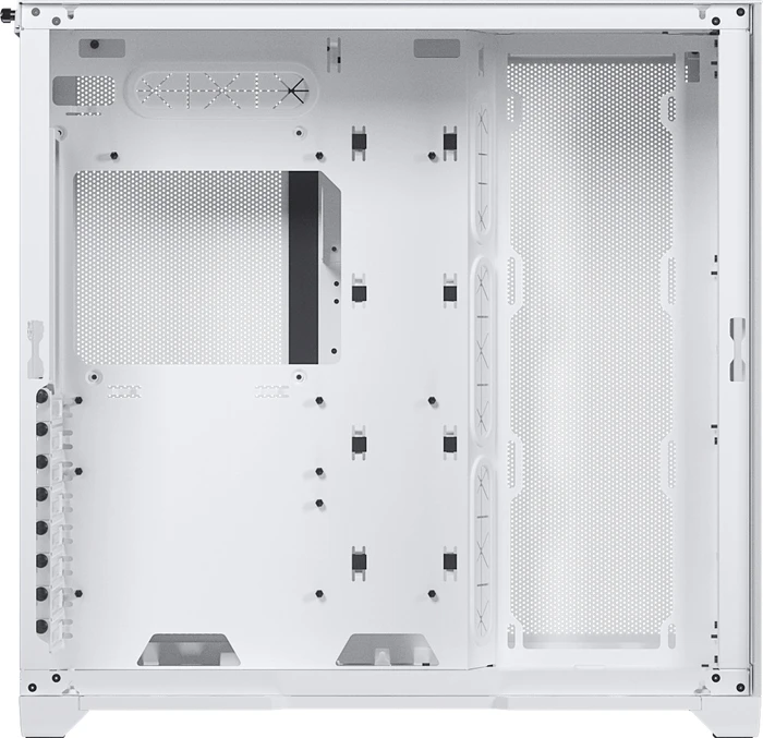 MetallicGear / MagniumGear Neo Qube 2 White, weiß, Glasfenster