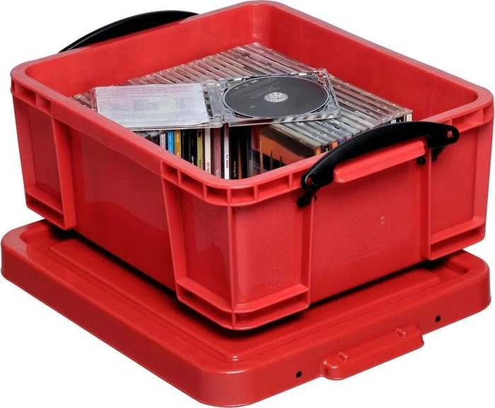 Aufbewahrungsbox, 18l, rot