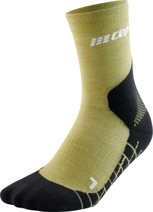 CEP Light Merino Low Wandersocken olive (Herren)