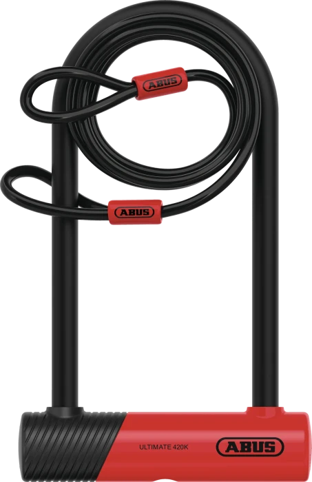 ABUS Ultimate 420K/170HB230 + Halter USH + Cobra 10/120 Bügelschloss, Schlüssel