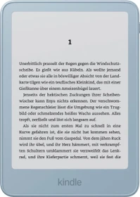 Amazon Kindle 13. Gen, Alpenblau, 32GB Flash, ohne Werbung [2026]