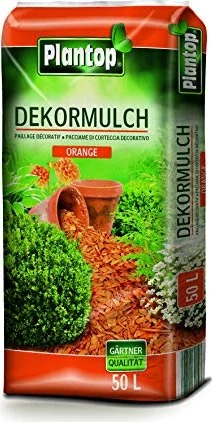 Plantop Rindenmulch Dekor 10-40mm orange, 50l