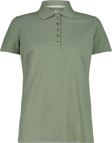 CMP Einfarbiges Pique Poloshirt kurzarm avocado (Damen)