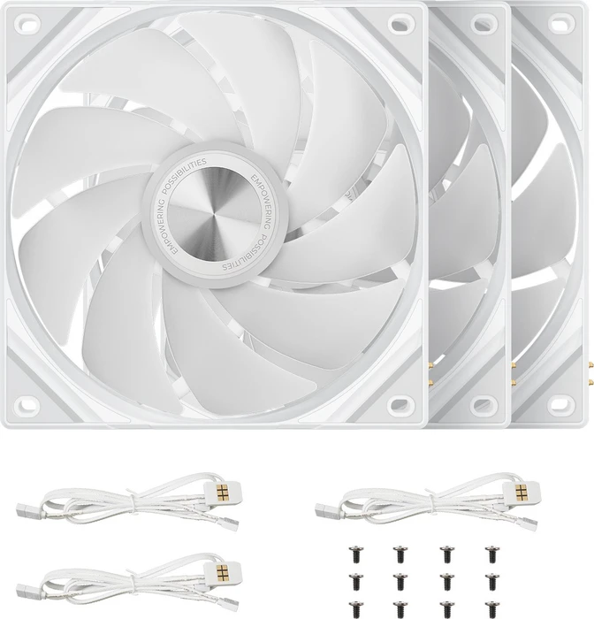 TRYX Rota SL 120 ARGB White, weiß, 120mm, 3er-Pack