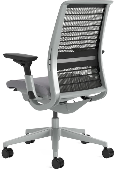 Steelcase Think Bürostuhl mit Armlehnen, pfefferschwarz/grau