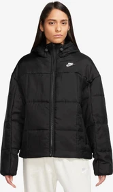 Nike Sportswear Essentials Therma Fit Classic Puffer Jacke schwarz/weiß (Damen)