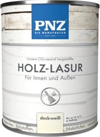PNZ Holzlasur Nr.17 deckweiß, 2.5l