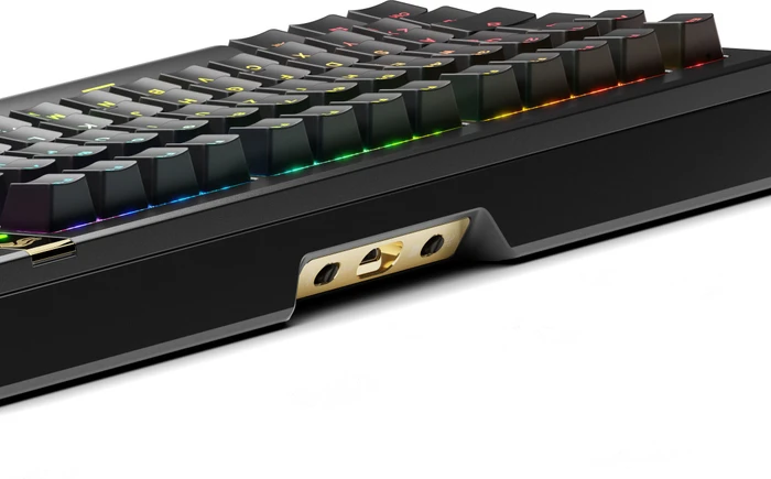 Glorious GMMK 3 Pro HE Wireless 75% Pre-built Gaming Keyboard, schwarz, LEDs RGB, Glorious Fox HE, USB/Bluetooth, DE