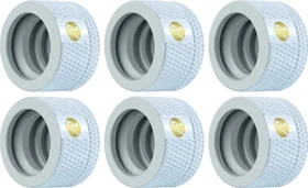 Raijintek Pelias D161806 Fitting G1/4" 16mm, weiß, 6er-Pack
