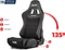 Next Level Racing ERS5 Elite Liegesitz, PU Leather & Suede Edition, schwarz Vorschaubild