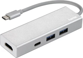Hama USB-C Multiport-Adapter USB 3.0 Typ-C/HDMI 1.4 Adapter + 3-port Hub (00135756)