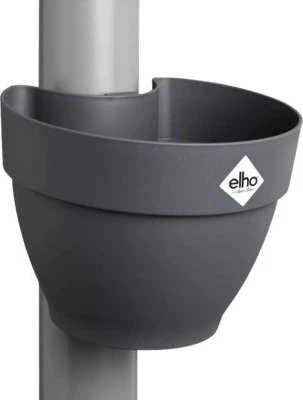 Elho Vibia Campana Fallrohrpflanzgefäss 19cm anthrazit