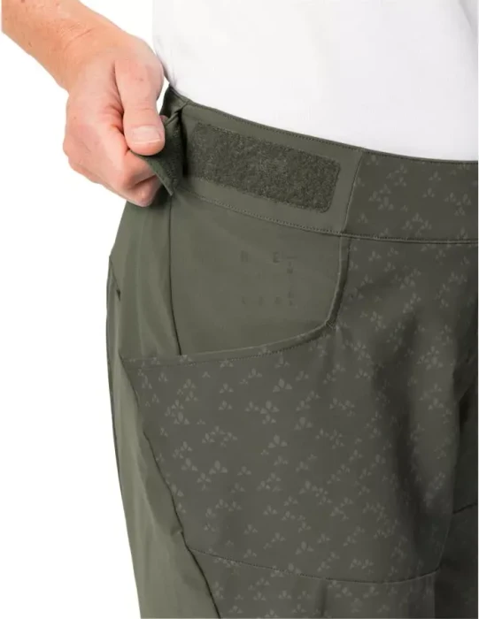 Vaude Ledro Print Shorts Fahrradhose kurz khaki (Damen)