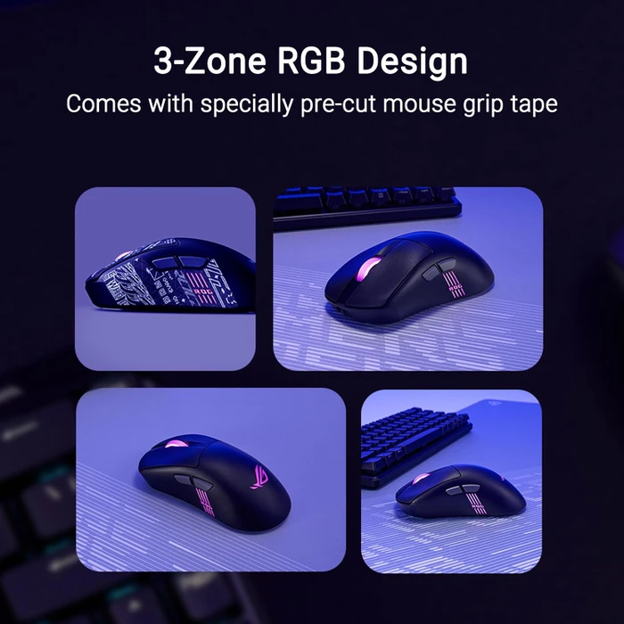 ASUS ROG Keris II Origin Wireless Black, USB/Bluetooth