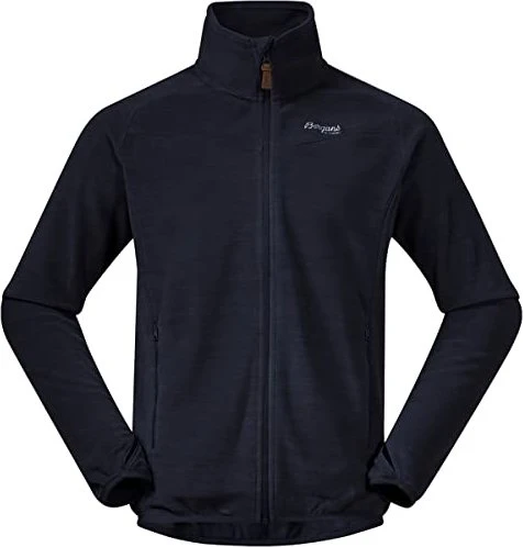 Bergans Hareid Fleece NoHood Funktionsjacke dark navy (Herren)
