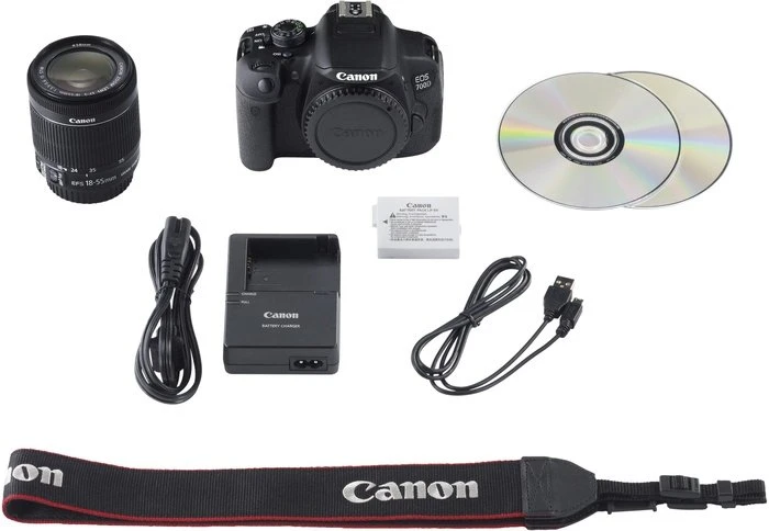 Canon EOS 700D mit Objektiv EF-S 18-55mm 3.5-5.6 IS STM