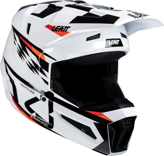 Leatt Moto 3.5 Junior weiß/schwarz/rot