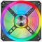 Corsair QL Series iCUE QL120 RGB PWM Triple Fan Kit, schwarz, LED-Steuerung, 120mm, 3er-Pack Vorschaubild