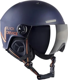 Black Crevice Sölden Helm navy/orange
