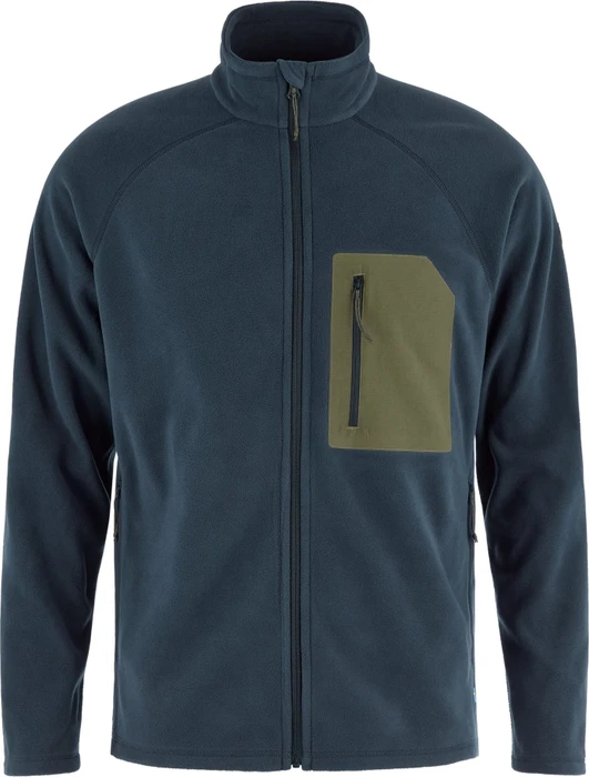 Fjällräven Kaipak Fleece Funktionsjacke dark navy/laurel green (Herren)