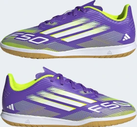 adidas F50 Club IN purple rush/cloud white/lucid lemon (Junior)