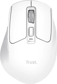 Trust Niven Comfortable Multi-Device Wireless Mouse weiß, USB/Bluetooth (26022)