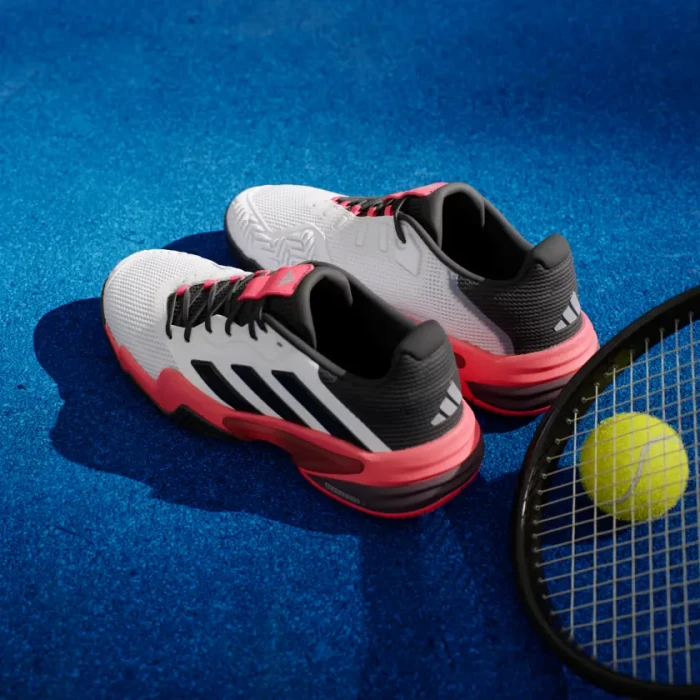 adidas Barricade 13 cloud white/core black/lucid red (Herren)