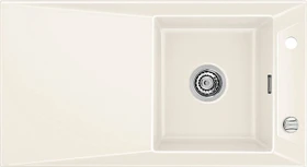 systemceram Siro 90 Einbau Becken rechts mit Ablauffernbedienung magnolie